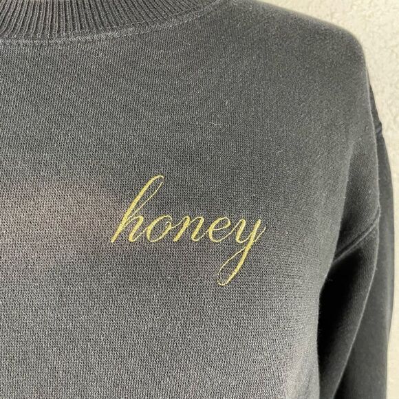 John Galt Cut Off Sweat Shirt One Size - Picture 2 of 8